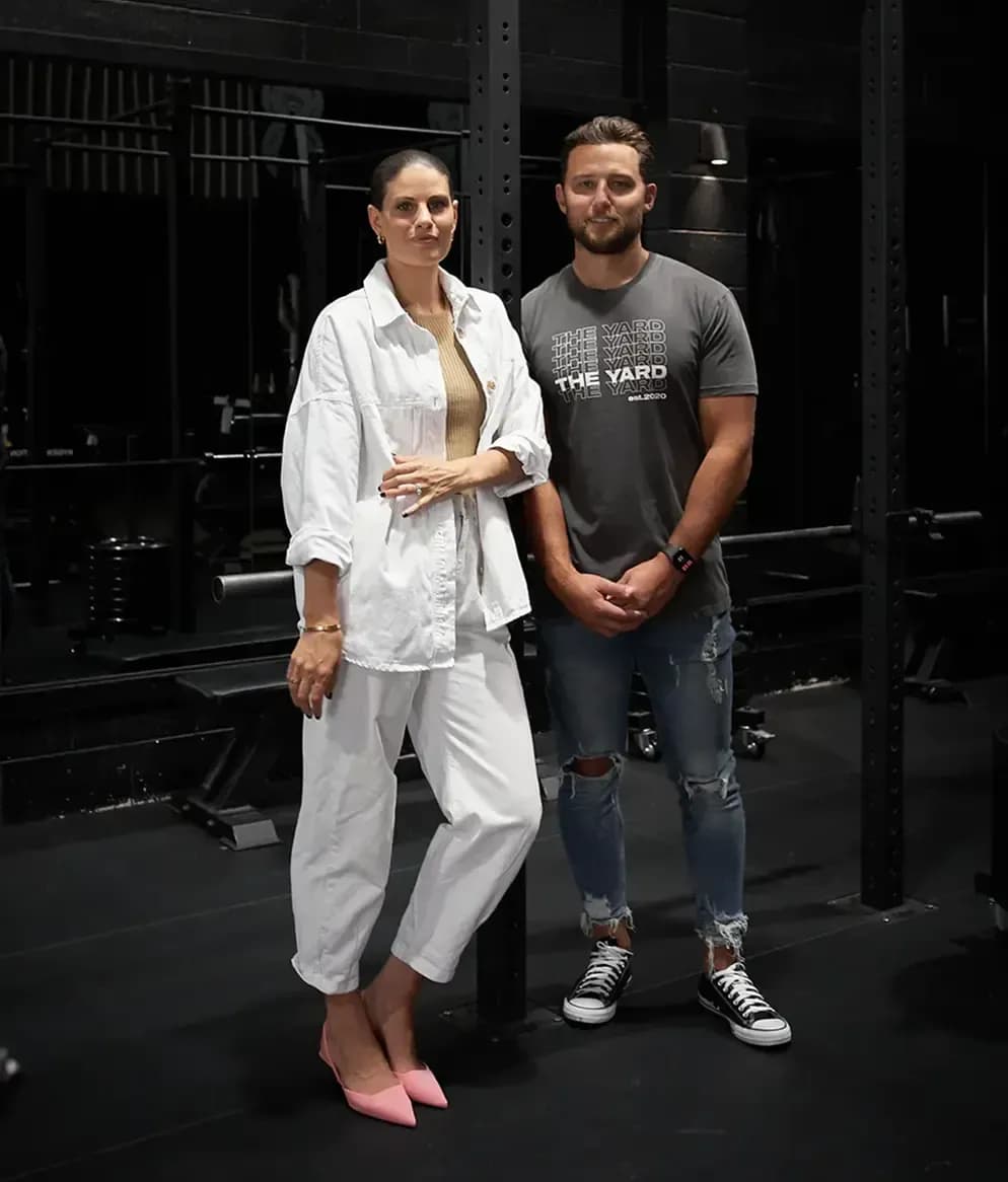 The Yard Gym Founders Tiarne and Dan Bova 