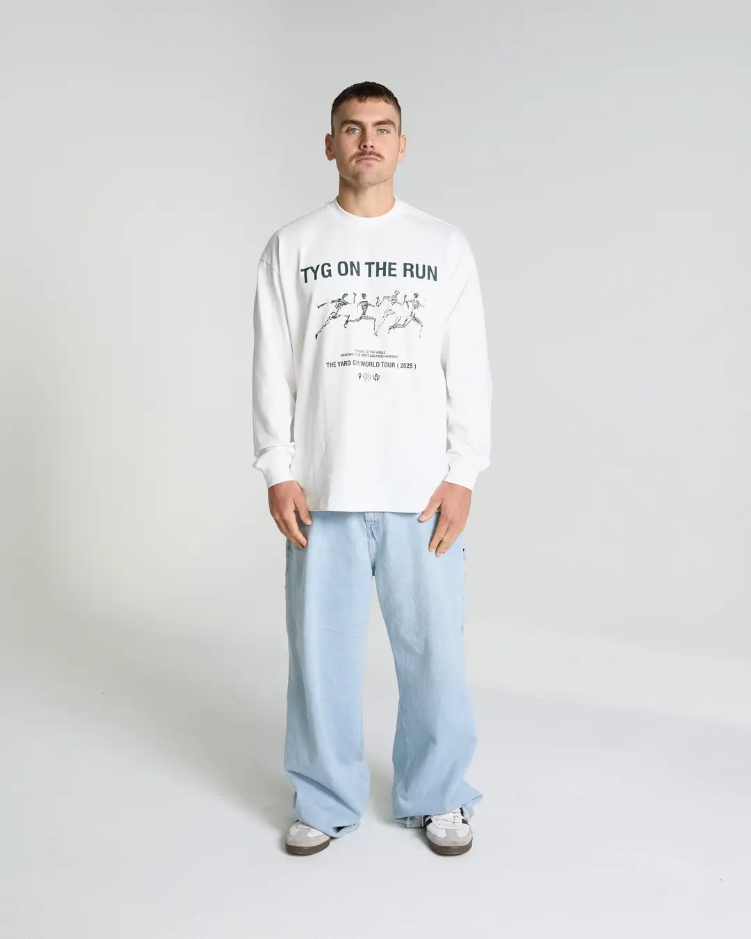 On the Run Long Sleeve - White
