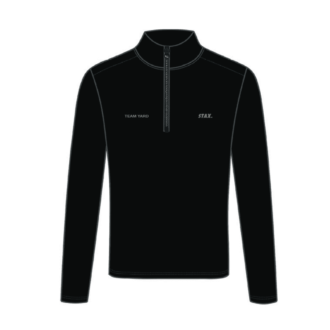 STAX. TYG 1/4 Zip Long Sleeve - Black