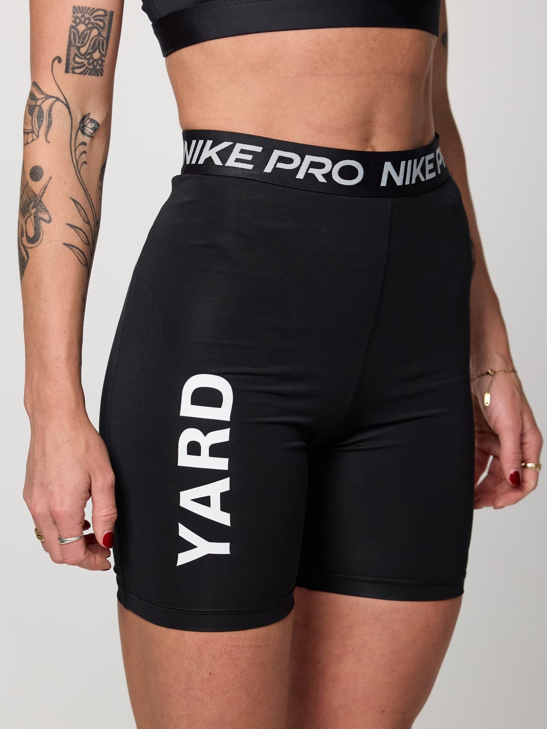 Womens Nike Pro 365 7in Hi-Rise - Black
