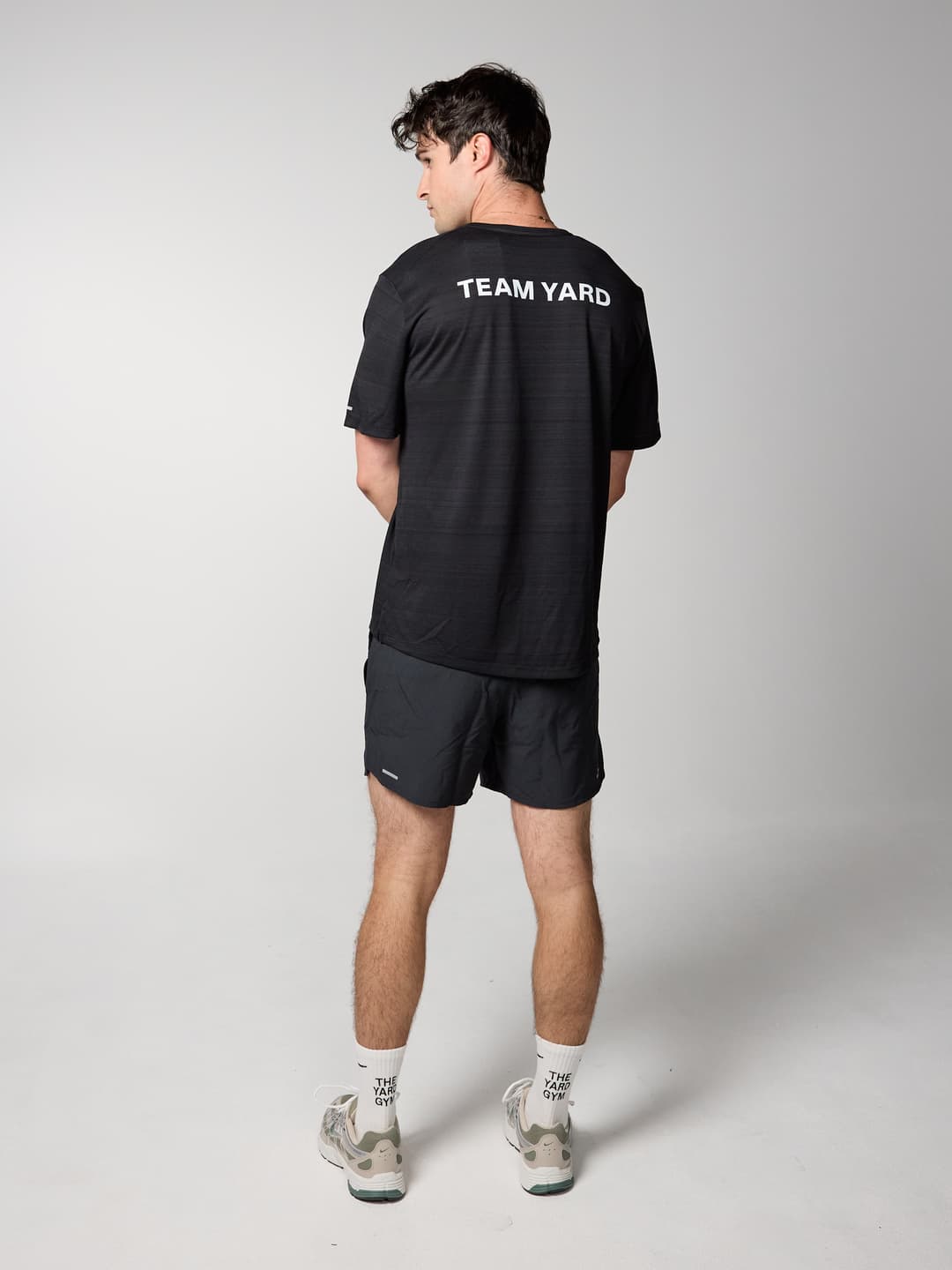 Mens Nike Dri-FIT Miler Running T-Shirt - Black