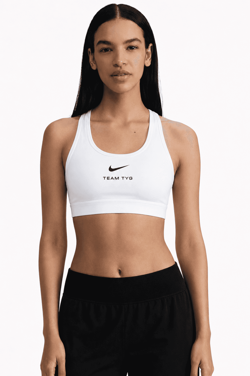 Nike Swoosh Medium Support Women's Padded Sports Bra - White
