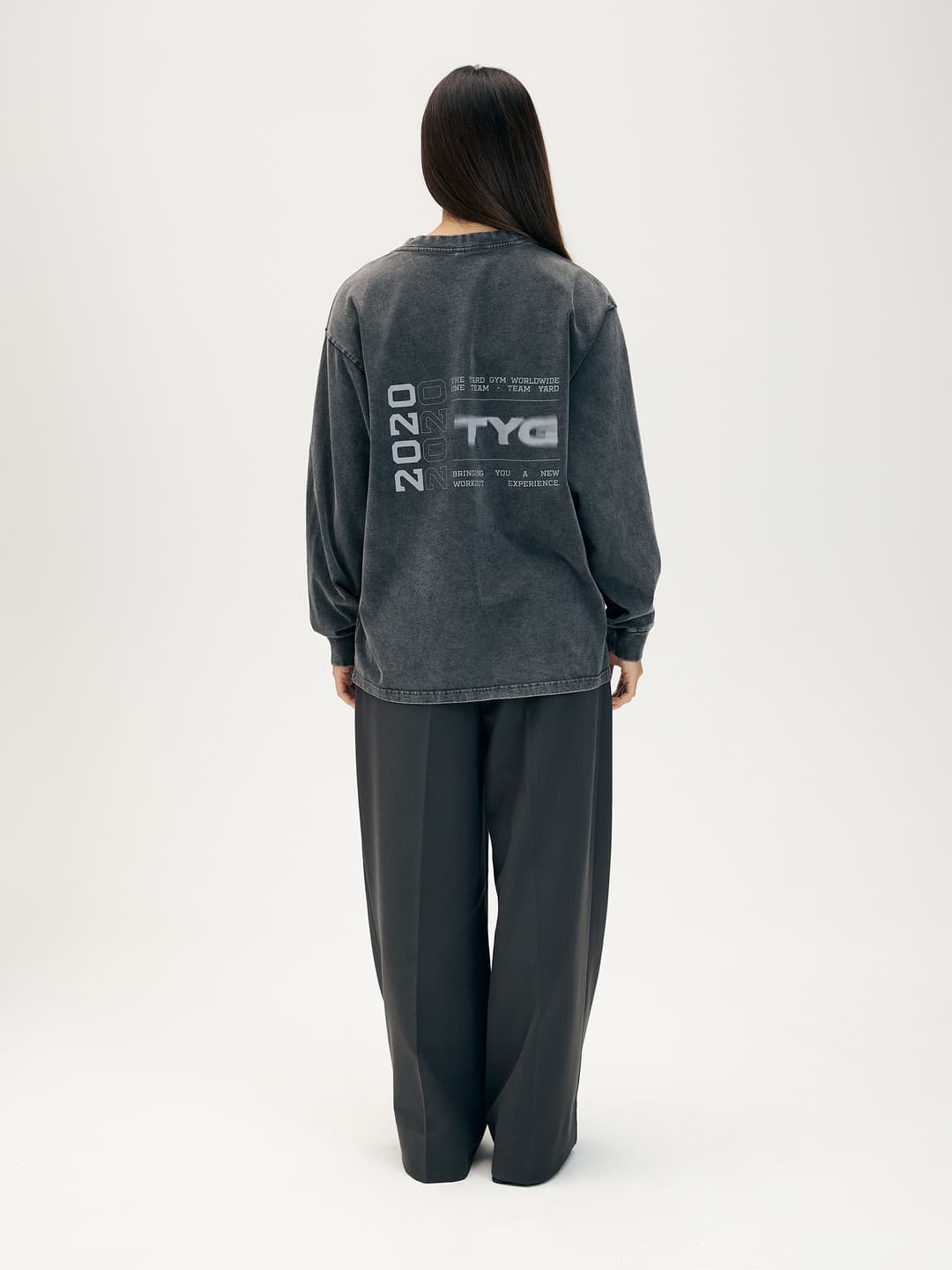 Established L/S - Faded Dark Grey