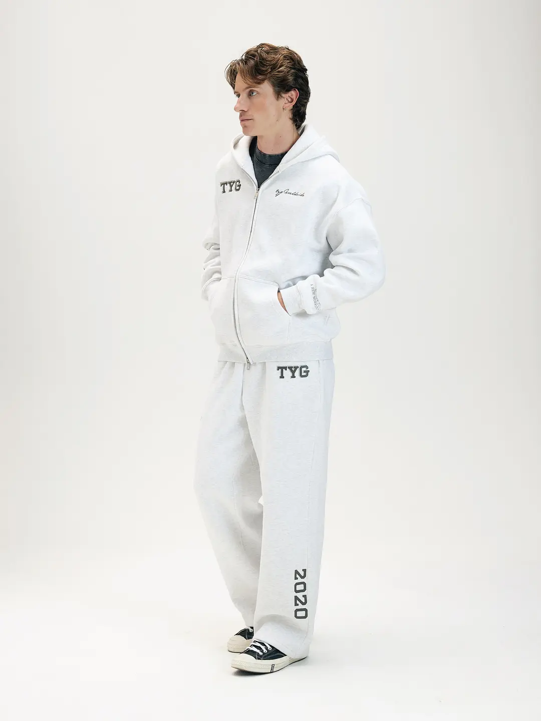 TYG Track Pant - Grey Marl