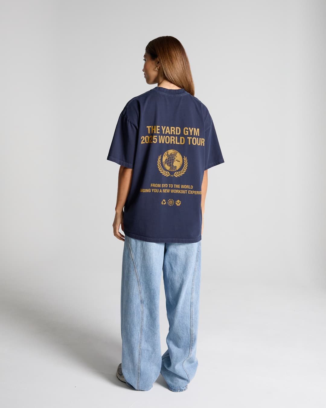 World Tour Tee - Navy