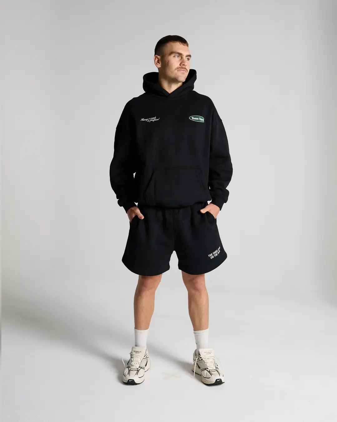 On the Run Track Short - Black