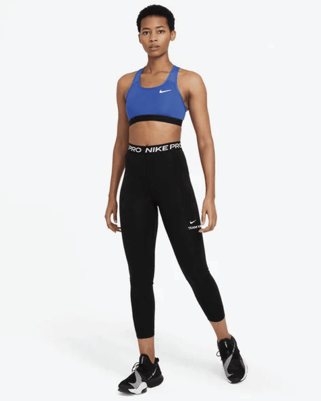 Womens Nike Pro 365 7/8 Hi-Rise - Black