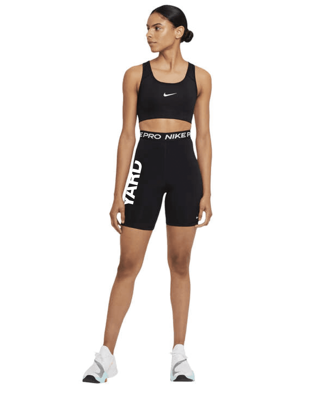 Womens Nike Pro 365 7in Hi-Rise - Black