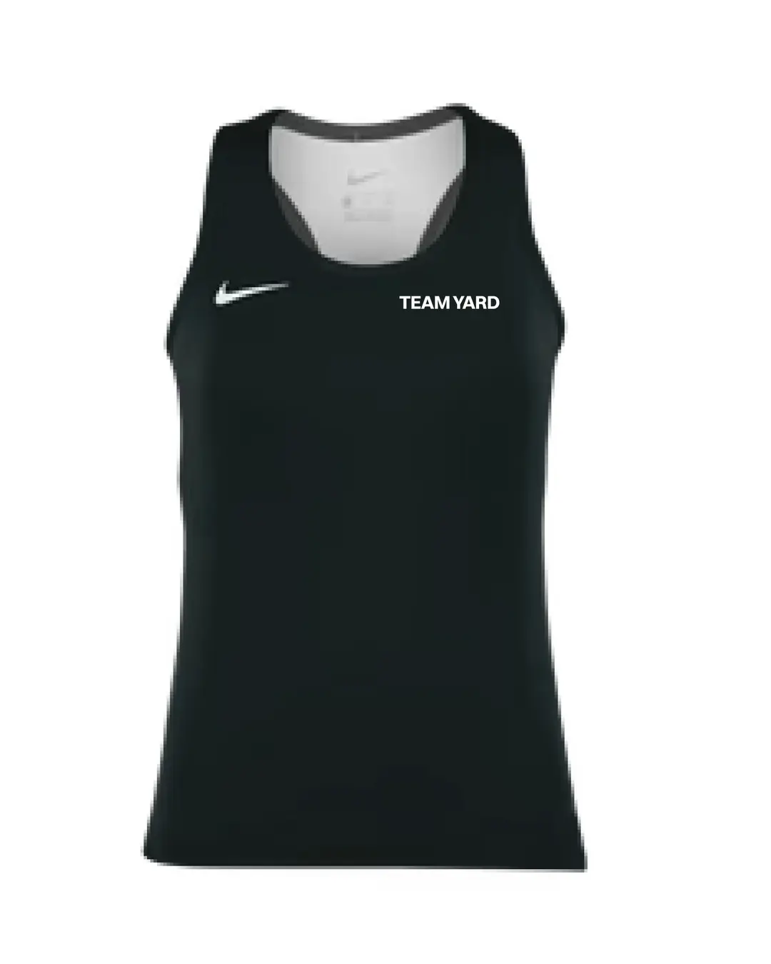 Womens Nike Miler Tank Racer - Black