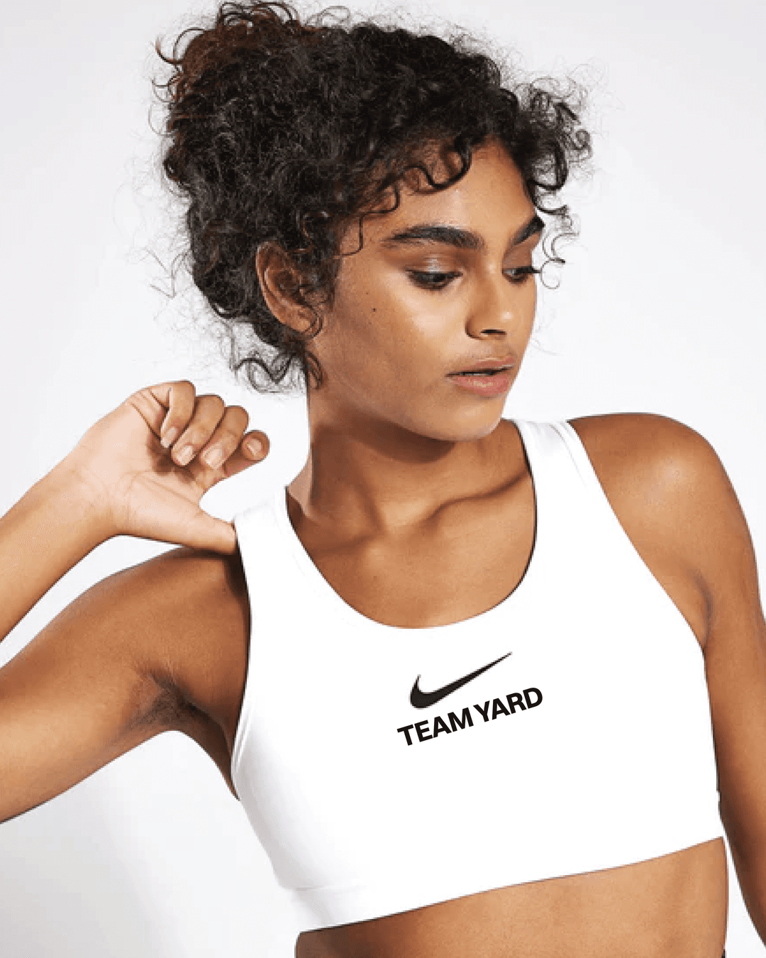 Women's Nike Swoosh Bra - White