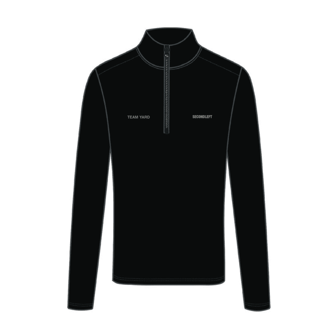 SL TYG 1/4 Zip Long Sleeve - Black