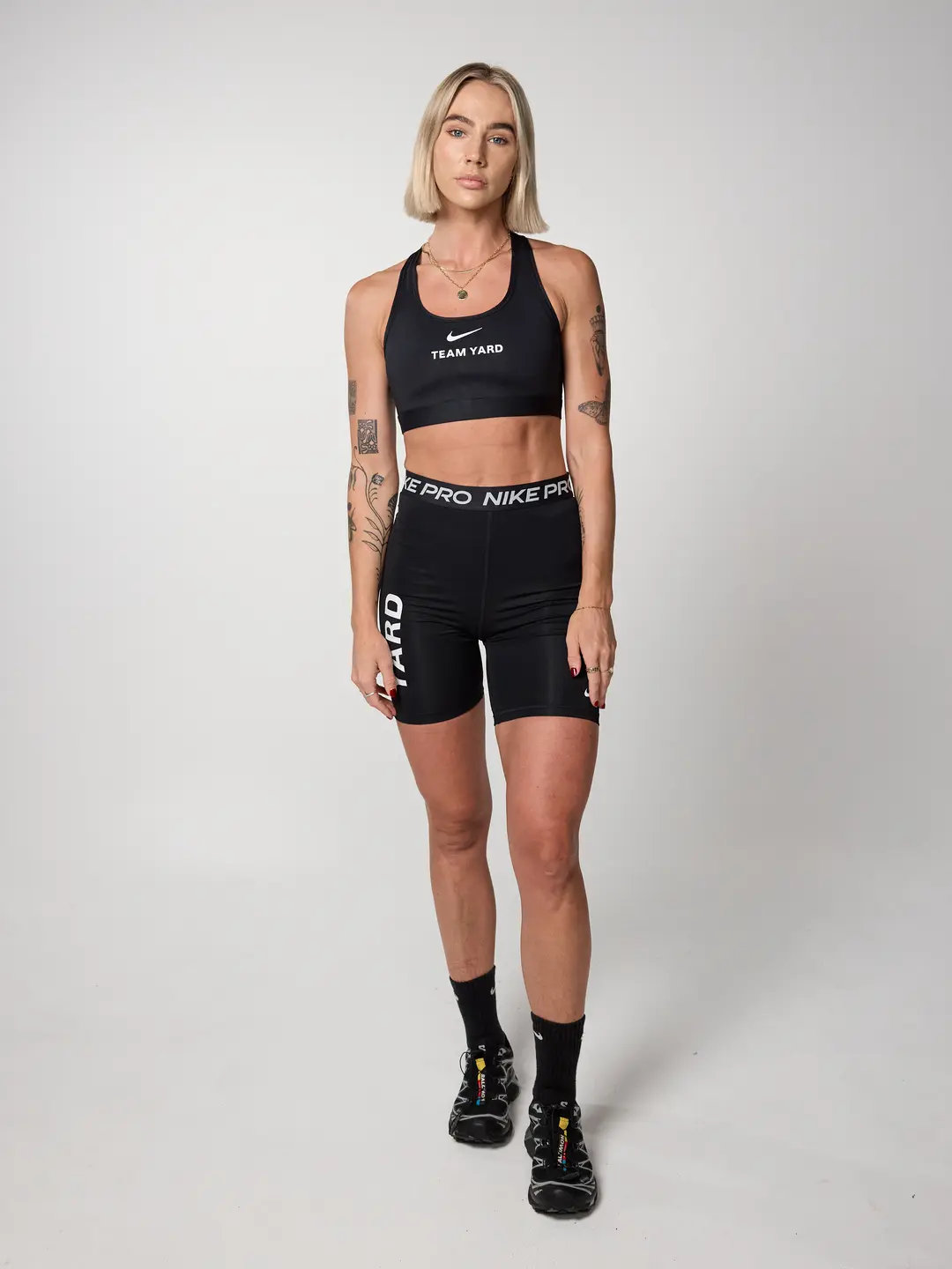 Womens Nike Pro 365 7in Hi-Rise - Black