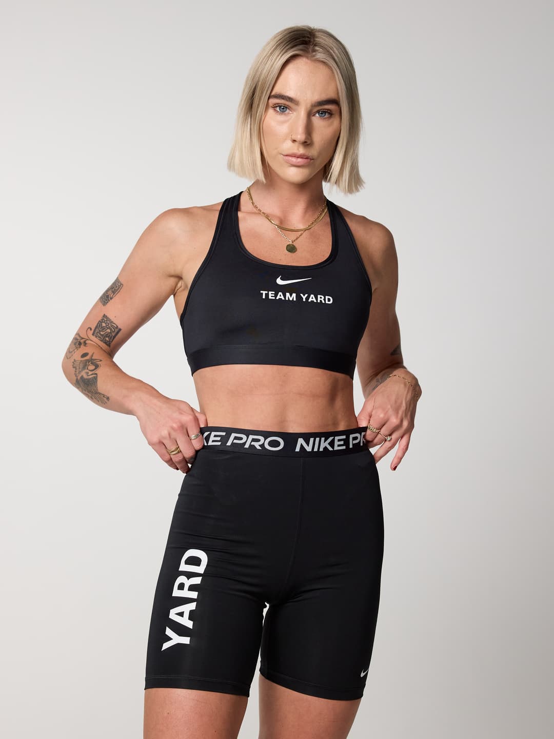 Womens Nike Pro 365 7in Hi-Rise - Black