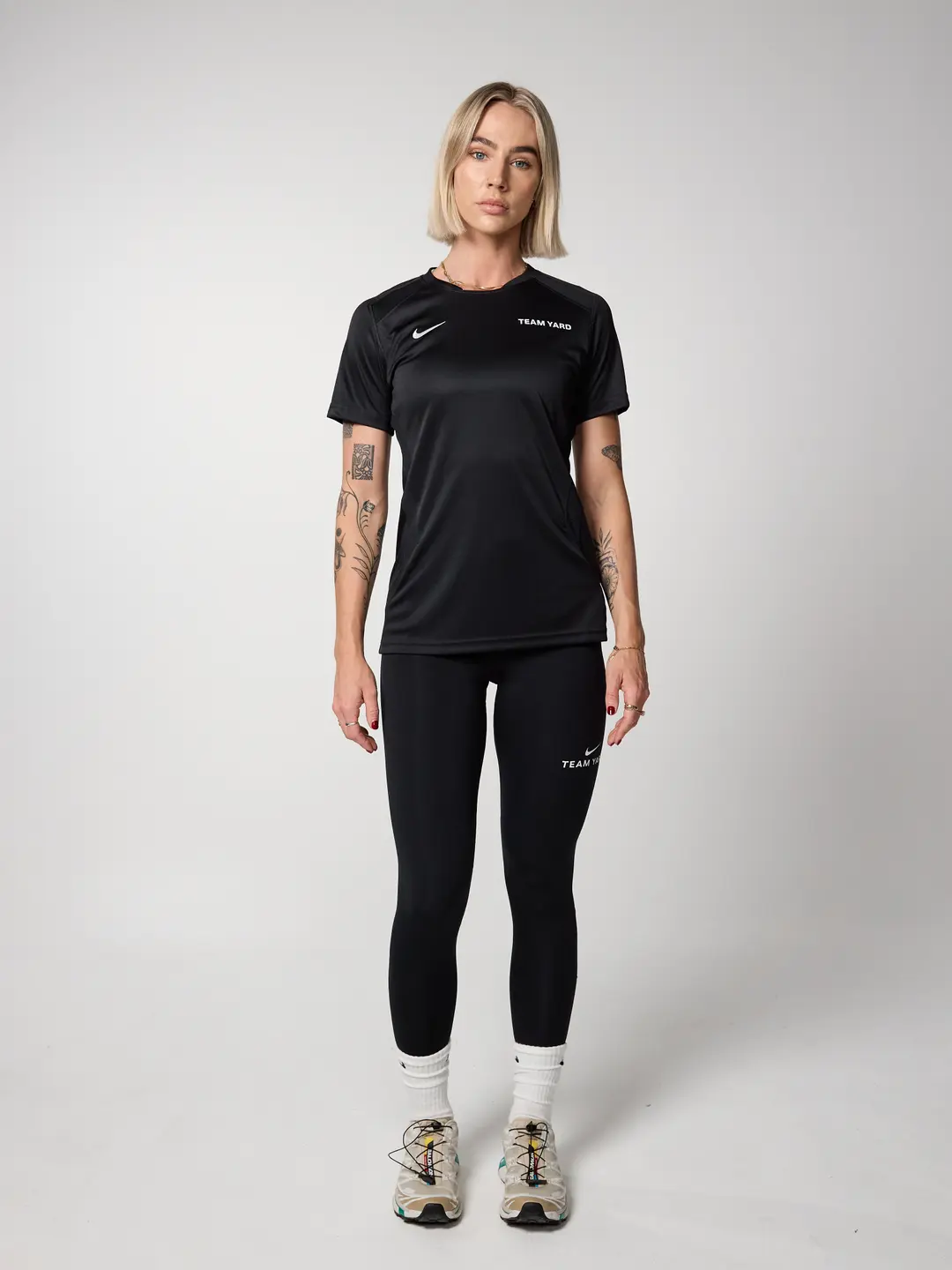 Womens Nike Pro 365 7/8 Hi-Rise - Black