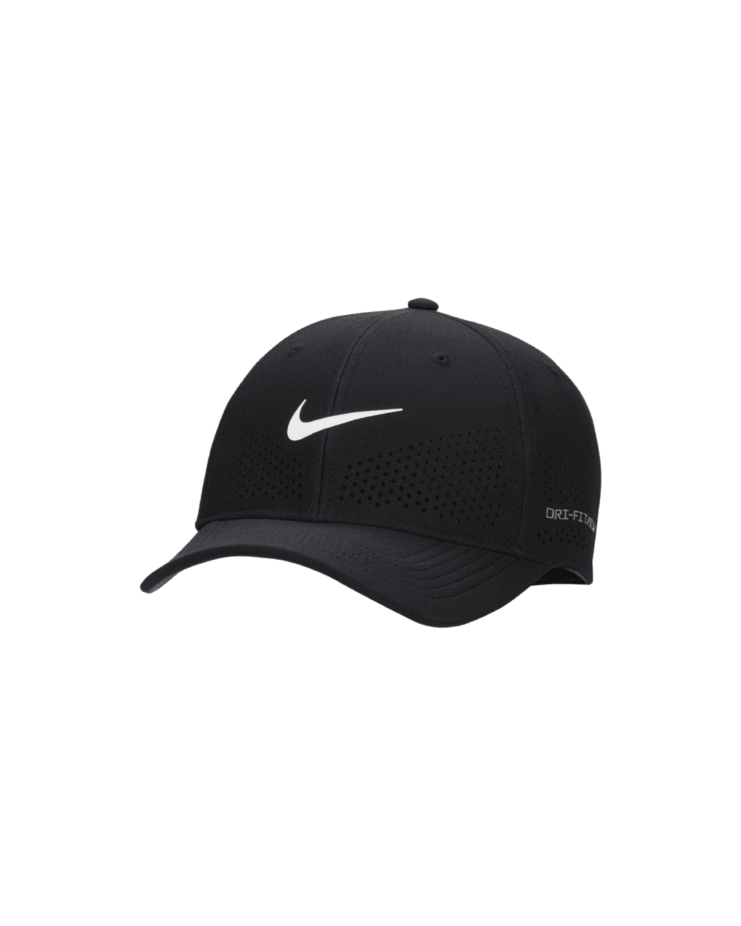 Nike Dri-FIT ADV Rise Structured Swoosh Cap - Black