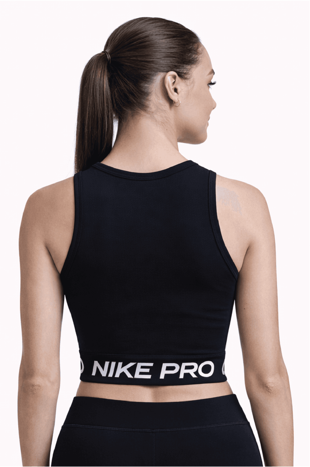 Nike Pro Women's Dri-FIT Cropped Tank Top - Black