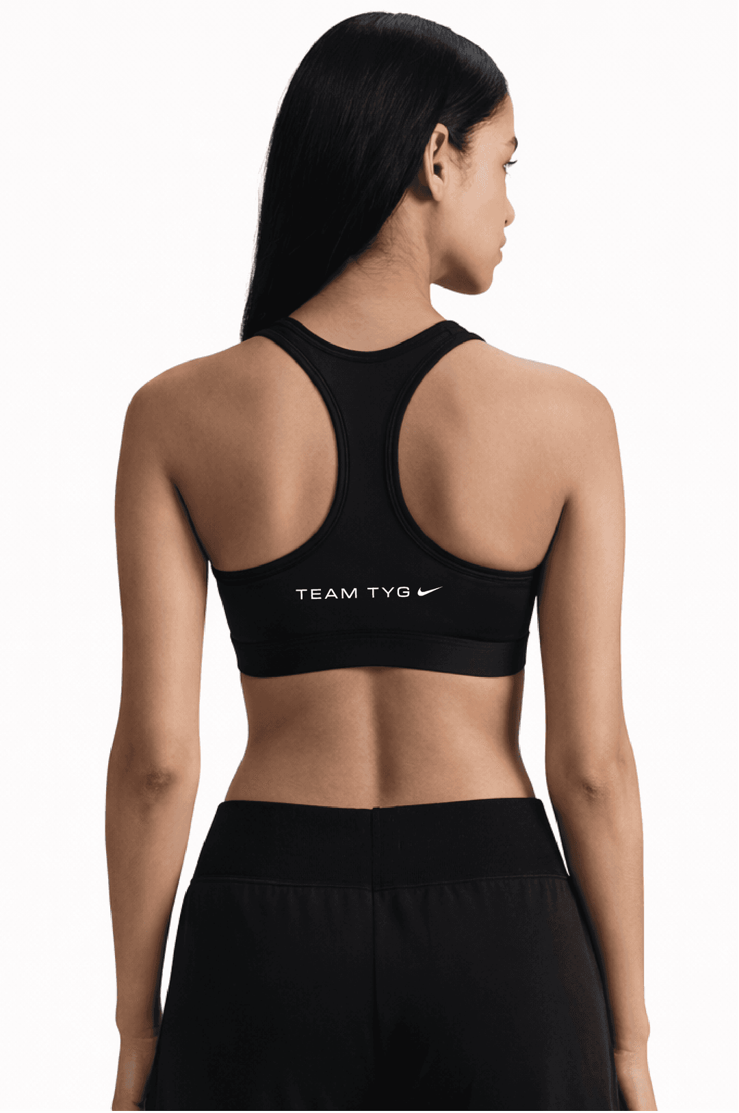 Nike Swoosh Medium Support Women's Padded Sports Bra - Black