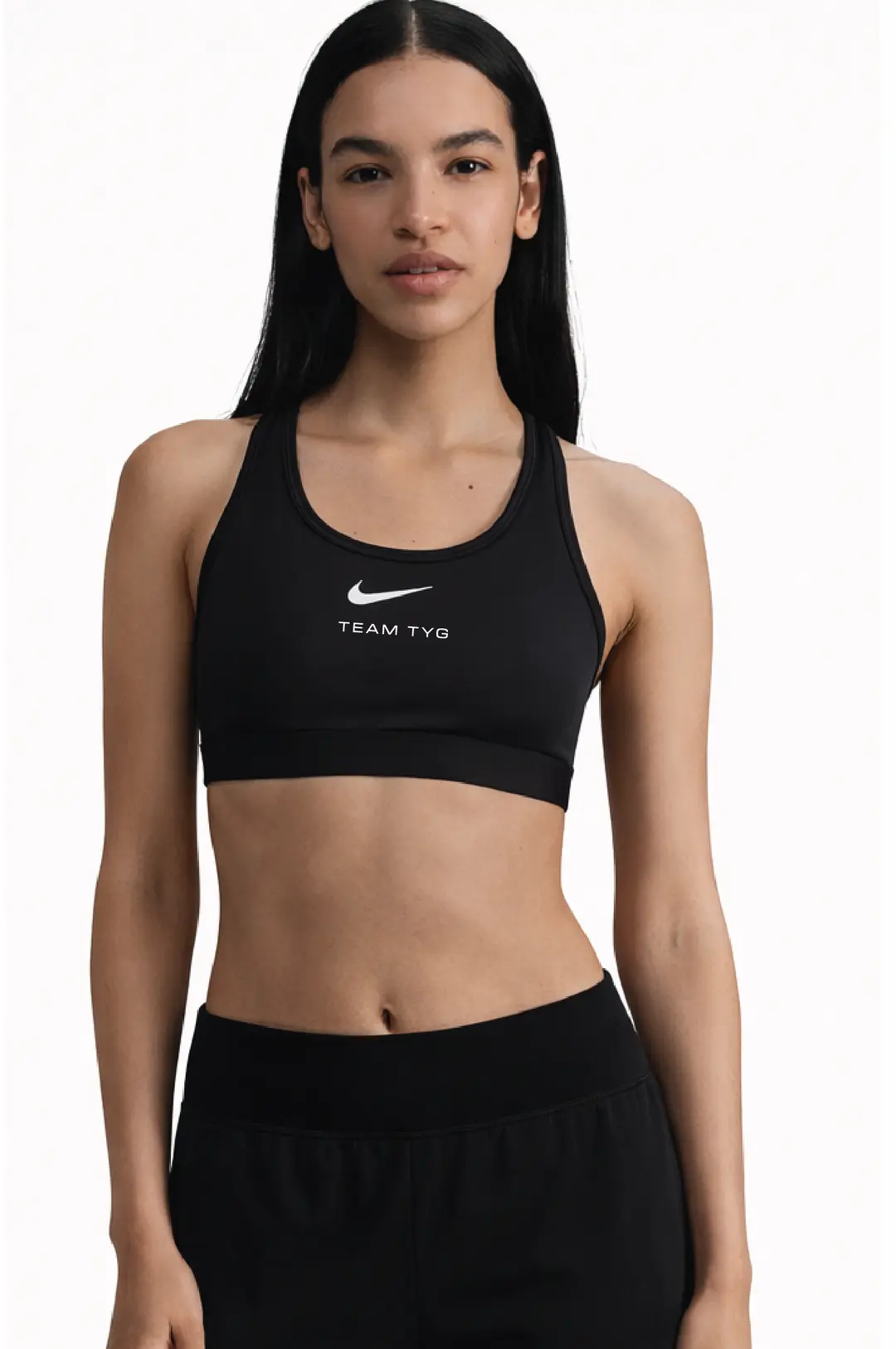 Nike Swoosh Medium Support Women's Padded Sports Bra - Black