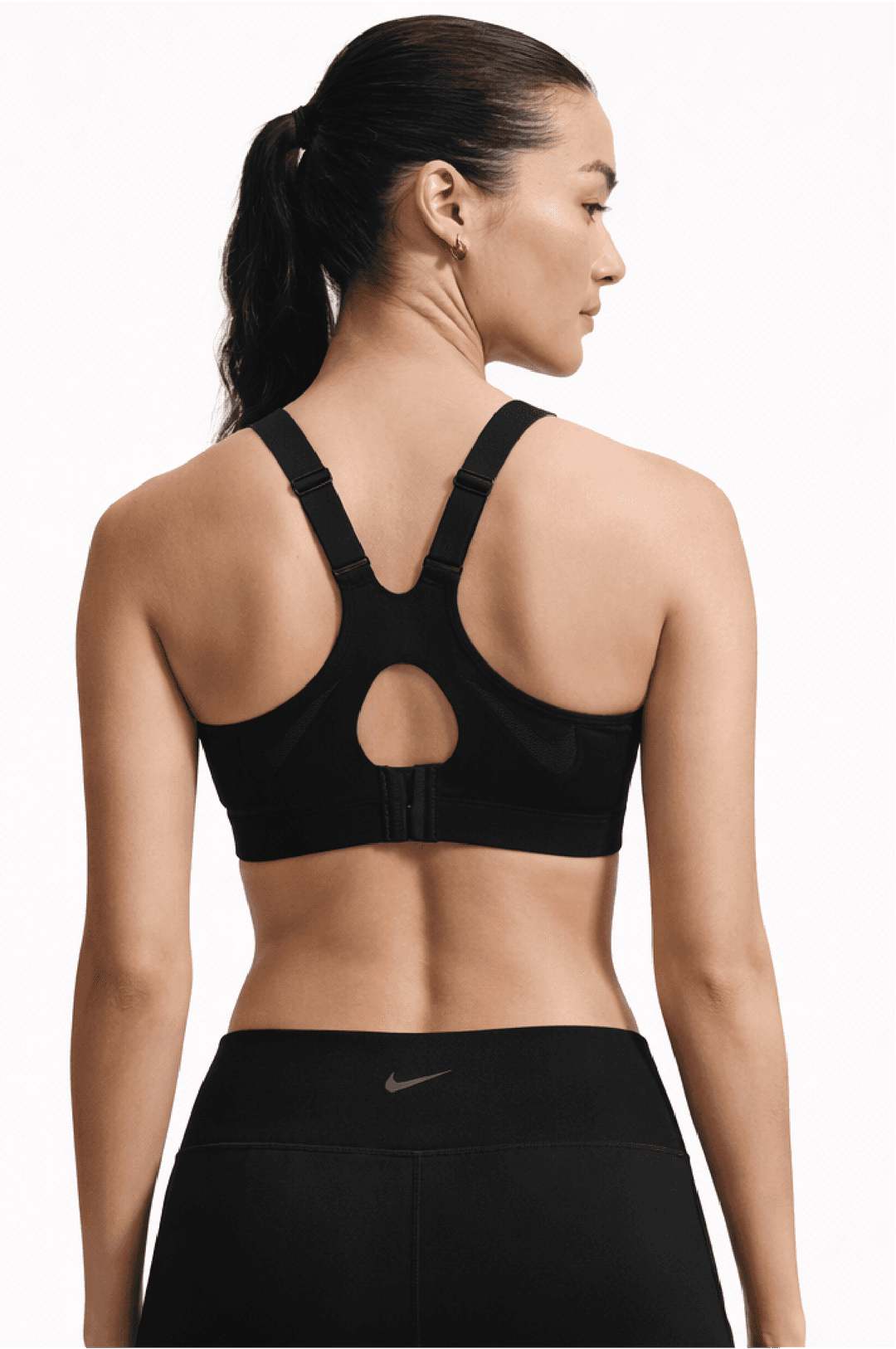 Nike Rival Women's Ultrahigh-Support Padded Sports Bra - Black