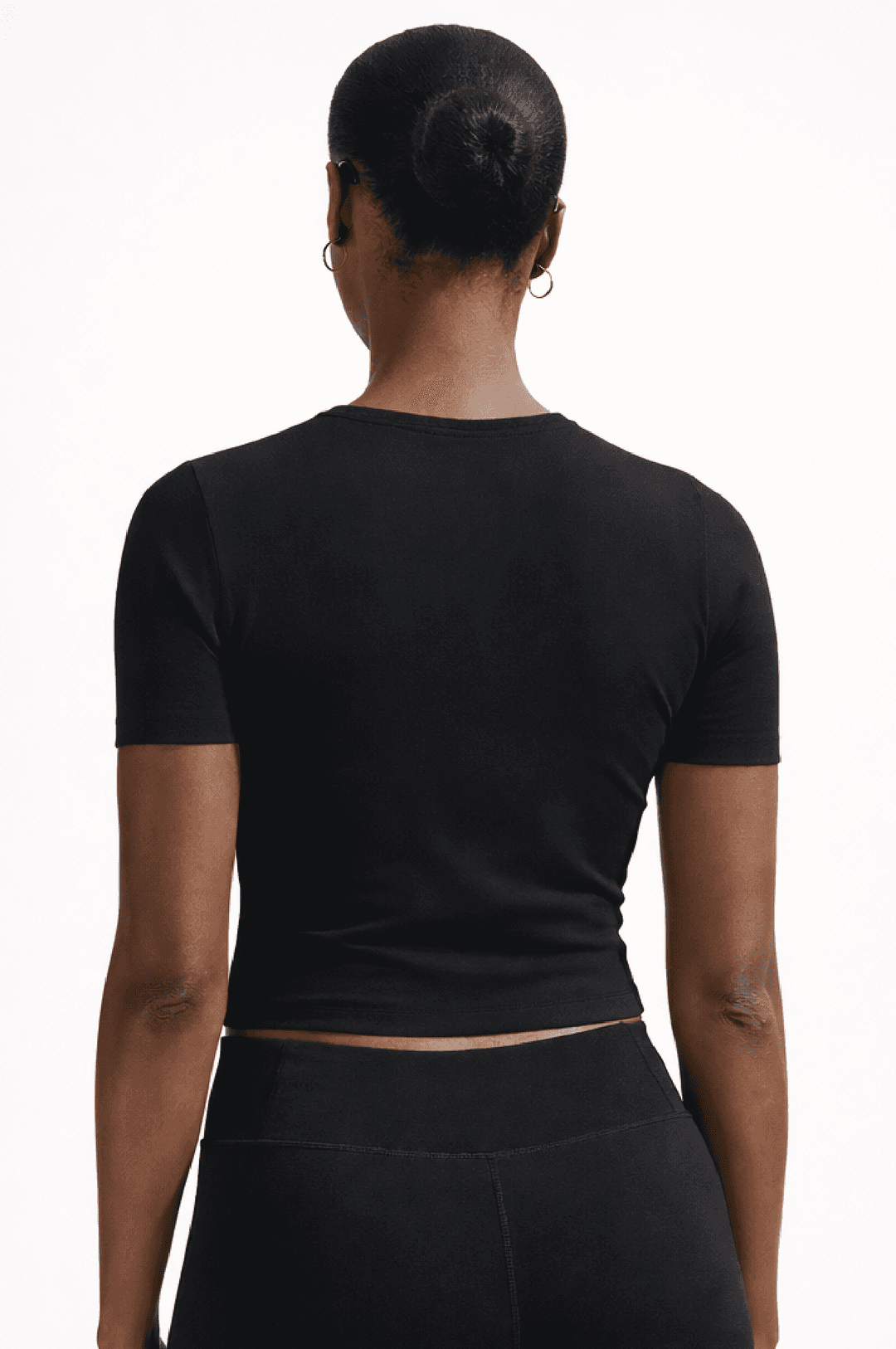 Nike Zenvy Women's Dri-FIT Short-Sleeve Top - Black