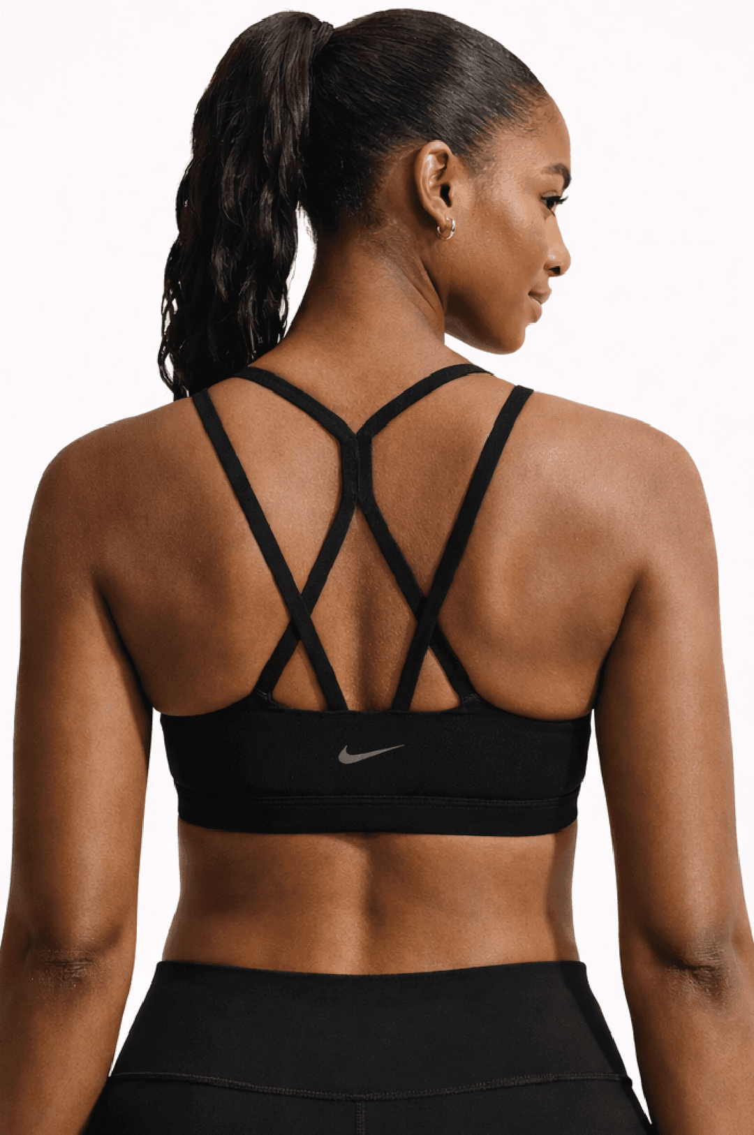 Nike Zenvy Strappy Women's Light-Support Padded Sports Bra - Black