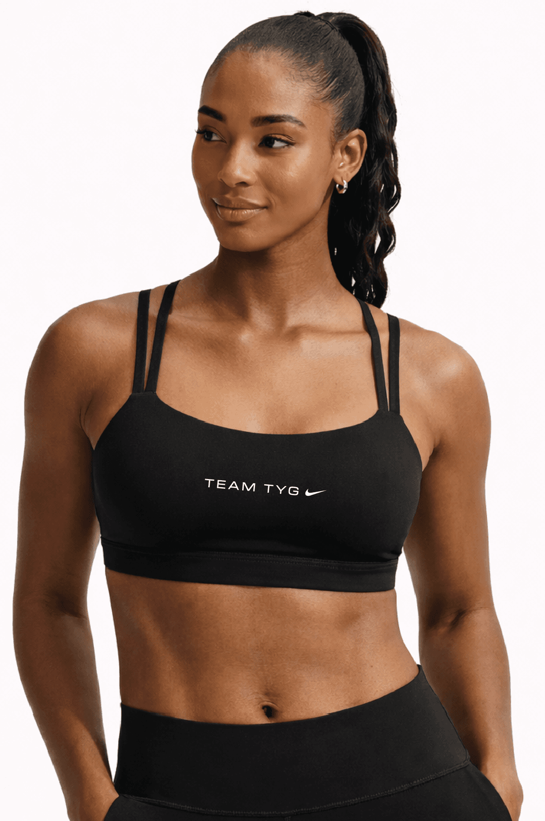 Nike Zenvy Strappy Women's Light-Support Padded Sports Bra - Black