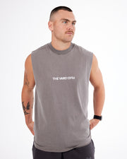 The Yard Gym Tank - Faded Grey