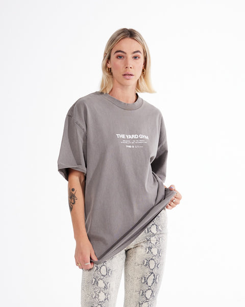 TYG WORLDWIDE TEE - FADED GREY