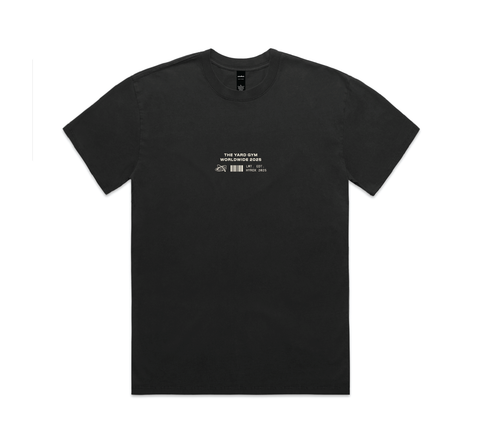 Team Yard HYROX Tee - Faded Black