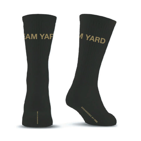 STAX. TYG Sport Crew Socks - Black