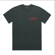 RUNNING CLUB TEE - RED ON BLACK