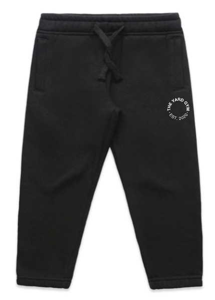 KIDS TYG TRACK PANTS - BLACK