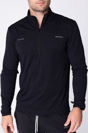 STAX. TYG 1/4 Zip Long Sleeve - Black