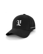 Y BASEBALL CAP - BLACK