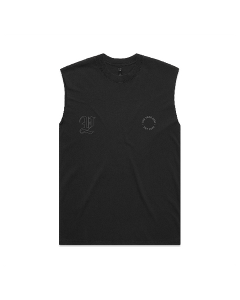 Run the Streets Tank - Faded Black