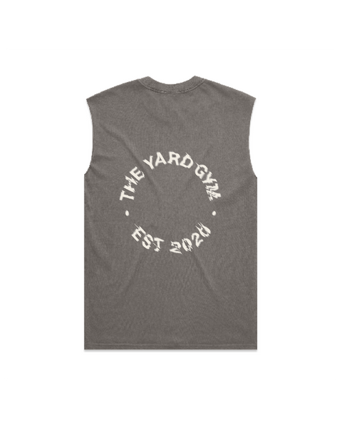 The Yard Gym Tank - Faded Grey