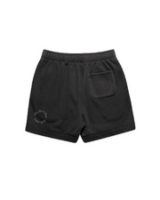 MENS TEAM YARD TRACK SHORT - FADED BLACK