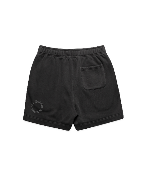 MENS TEAM YARD TRACK SHORT - FADED BLACK