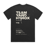 TEAM YARD HYROX TEE - FADED BLACK