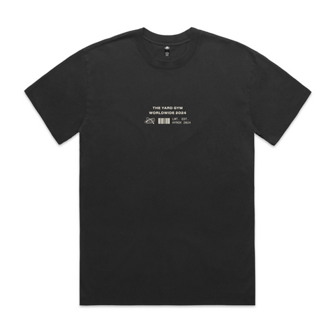 TEAM YARD HYROX TEE - FADED BLACK